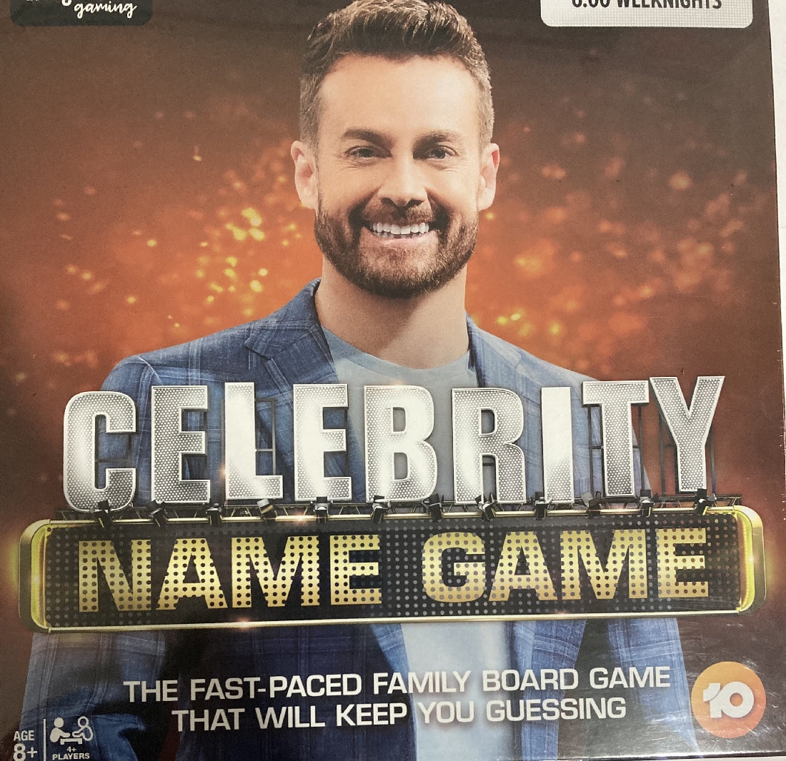 Celebrity Name Game – Blue Sky Outdoor Experts & Park View Games and Toys