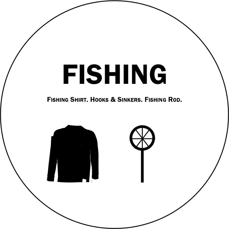 EGO Fishing Nets Co. Logo *** STICKER / DECAL *** Angler, Fishing Gear,  Outdoors