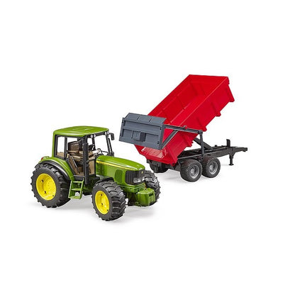 Bruder 02057 John Deere With Tipping Trailer