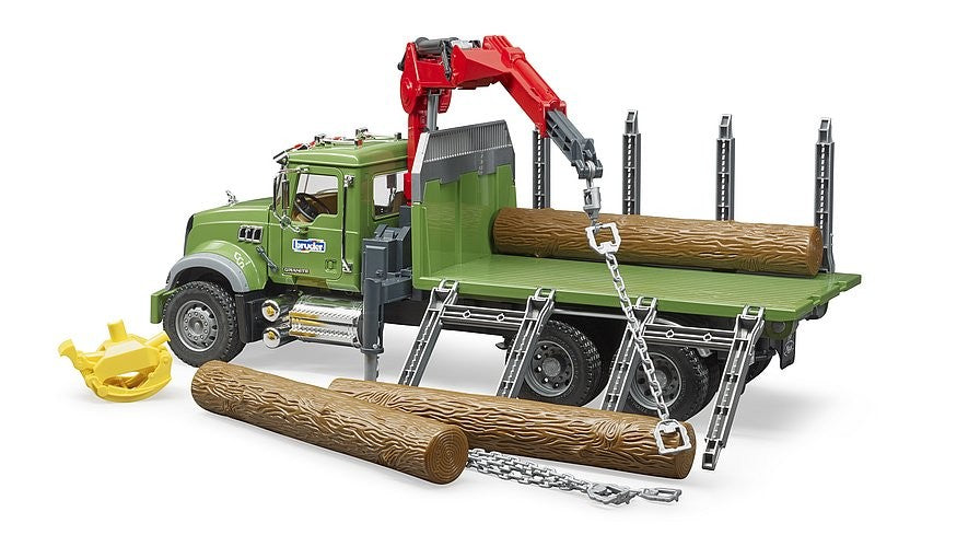 Bruder 02824 Mack Log Truck with 3 Logs