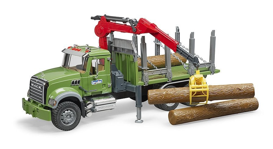 Bruder 02824 Mack Log Truck with 3 Logs