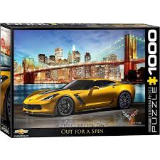 Jigsaw 1000pc - Corvette Z06 In New York